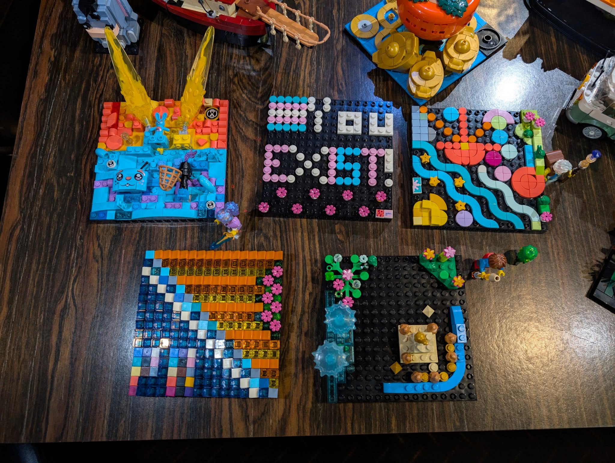 Mosaics getting done.
